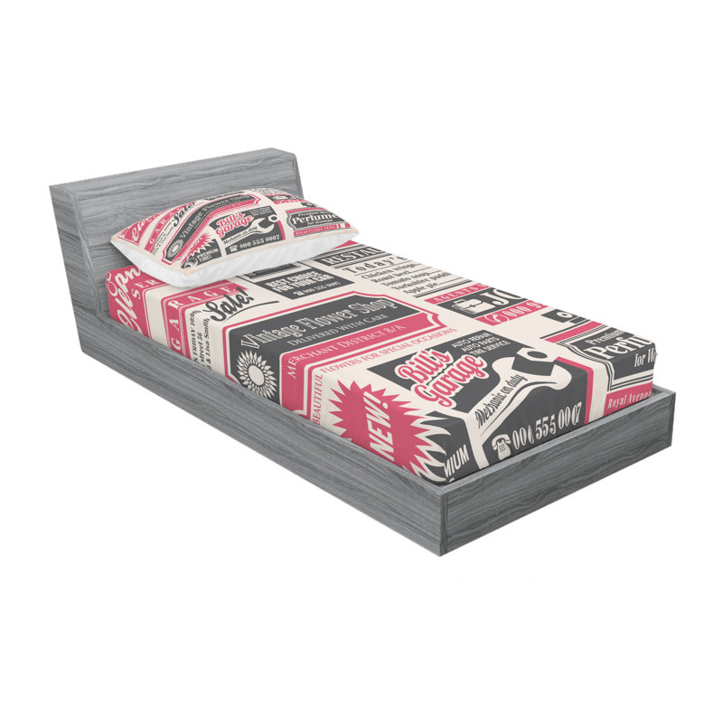Microfiber Sheet Set, Twin XL Sheet Set with Fitted Sheet