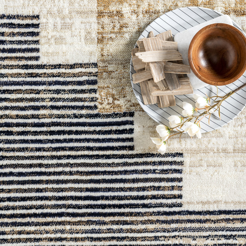Tapis pour salle à manger Vanita, Carré 6 pi 5 po