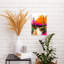 Mexican Life Mexican Desert 4 Colorful Vibrant Abstract Cactus City Landscape Wall Art Print 1 Piece Wrapped Canvas Wall Art-1813188718