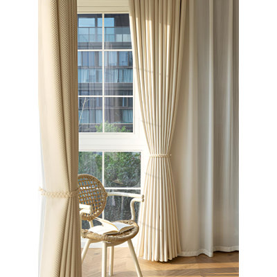 Amirh Polyester Room Darkening Curtain Panel