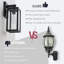 Matte Black Outdoor Sconce