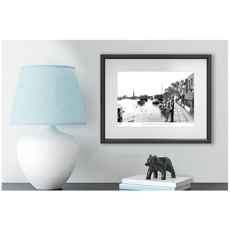 Kew, Strand On The Green C1960 by Francis Frith - Single Picture Frame Print, 60cm H x 80cm W x 2.3cm D