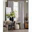 Panneau de rideau simple semi-diaphane avec passe-tringle adalyn Belbin-581802048