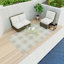 Tapis intérieur / extérieur gris Borland-1406377381