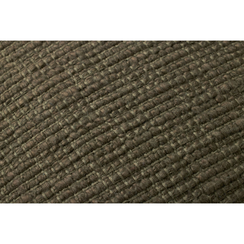 Dark Green 22" x 22" Woven Down Pillow with Fringe