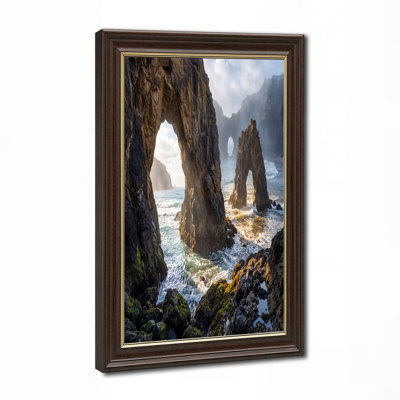 Art mural sur toile Mossy Rock Archway