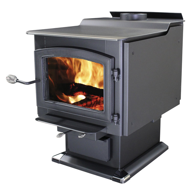 Ashley Hearth 1200 Square Feet Freestanding Wood Burning Stove u0026 Reviews |  Wayfair