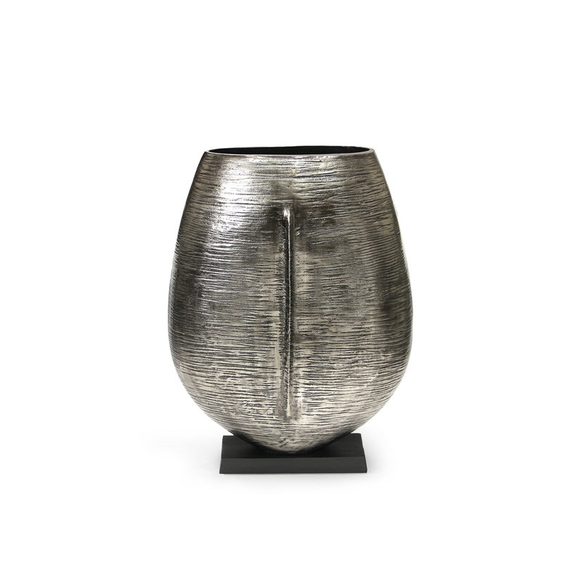 Noble Alloy Vase, 26" H x 19.5" W x 8" D