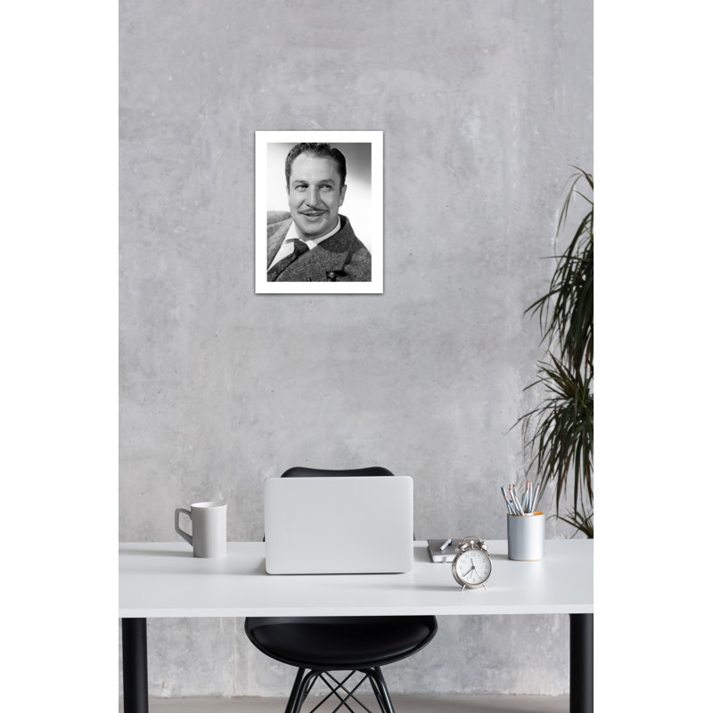 Gros plan sur Vincent Price - photographie non encadrée, H 10 po x l 8 po