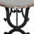 Crestline Grey Metal Console Table with Distressed Accents 45" x 18" x 29"