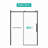 60"W X 76"H Sliding Shower Door, 8Mm Frameless Glass Shower Door With Matte Black Hardware, Towel Bar And Handle,Drop Shipping Available-119866295