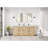 Porto 72'' Free Standing Double Bathroom Vanity with Quartz Top-1960838684-1960878706