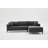 Modern Corner Sofa with Beech Wood Frame, 102.4 x 32.7 x 71.3 inches | 100% Polyester Fabric, Easy Clean | Metal Legs, 28 DNS Foam for Comfort | Anthracite & Black Colors, Industrial Design for Contemporary Living Spaces-1536697558-1541358343-1541358342