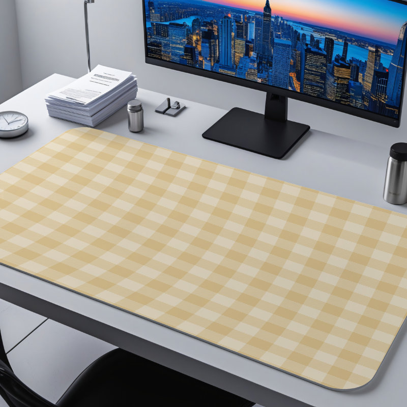 Polyester Desk Pad, 31.5x15.5