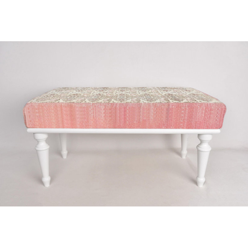 Banc de porte d'entrée, banc de café, banc de repose-pieds, banc rembourré, banc de tapis turc, banc Kilim, banc de décoration intérieure, banc fabriqué à la main