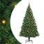 vidaXL Artificial Christmas Tree with 150 LEDs with Stand Green-1428674484