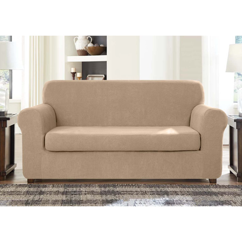 Coussin moelleux et moderne, Mélange de polyester kaki