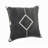 Modern Stonewashed Geometric Cotton Throw Pillow