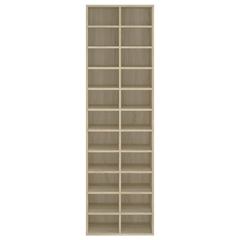 22 Pair Shoe Storage, Sonoma Oak