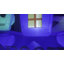 Décorations gonflables d'Halloween (3,25 × 1,25 × 8 pi) : sorcière, citrouille et chat, avec lumières DEL intégrées et pierre tombale fantomatique. Décorations extérieures : citrouille.