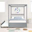 Canopy Bed With Twin Trundle