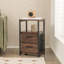 34cm W Metal Bedside Table