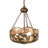 3 - Light Antique Copper Bowl Pendant