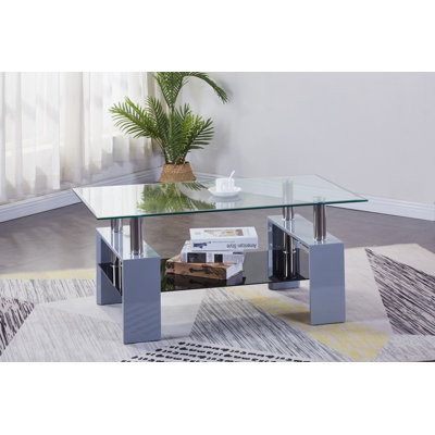 Cherlin Glass Top Single Coffee Table
