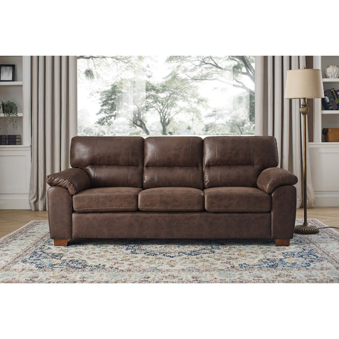 Latitude Run® 81'' Vegan Leather Sofa & Reviews | Wayfair