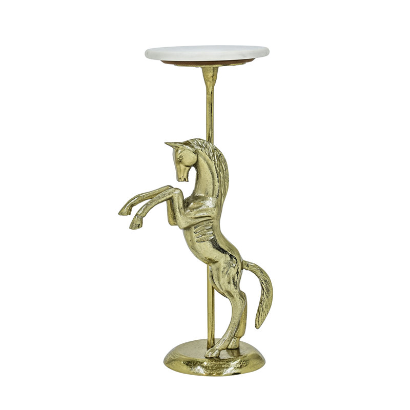 Table d'appoint Swan avec plateau en marbre blanc