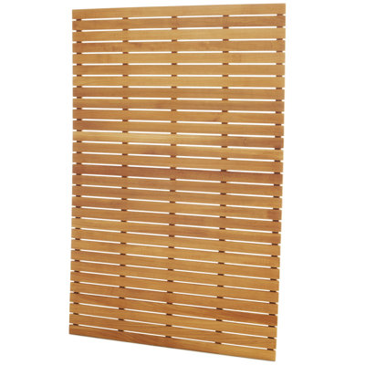 Solid Wood Shower Mat