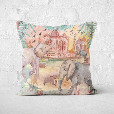 Wafrt Square Throw Cushion