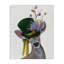 Art mural sur toile, "Deer with Butterfly Hat" par Kamdon Kreations-1053651973