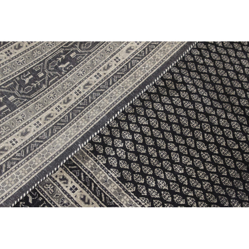 Wool Paisley Area Rug, Rectangle 9'11" x 13'10"