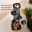 Arbre à chat de 174 cm (68,5 po) à motif léopard pour grands chats, avec niches, griffoirs et lit douillet-13162528