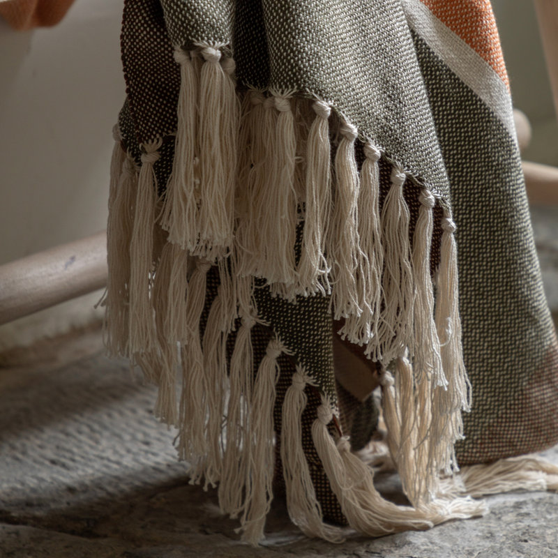 Crosshatch Woven Throw Taupe 1300x1700mm