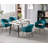 18.9'' H Velvet Upholstered Armchair-2036229239