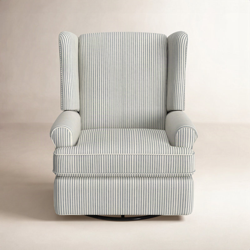 Claudina Recliner, Gray/Ivory