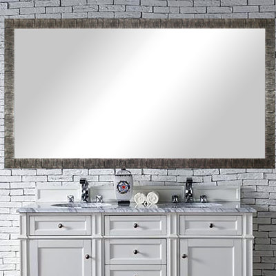 Guildford Wood Flat Wall Mirror