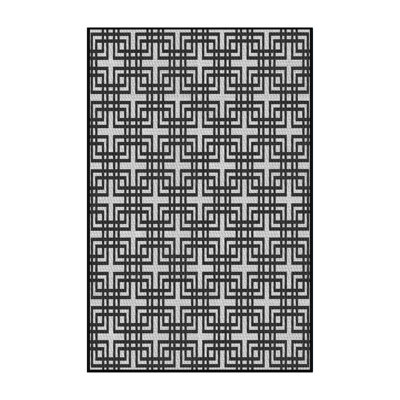 Tapis zone grise à motifs West Newbury