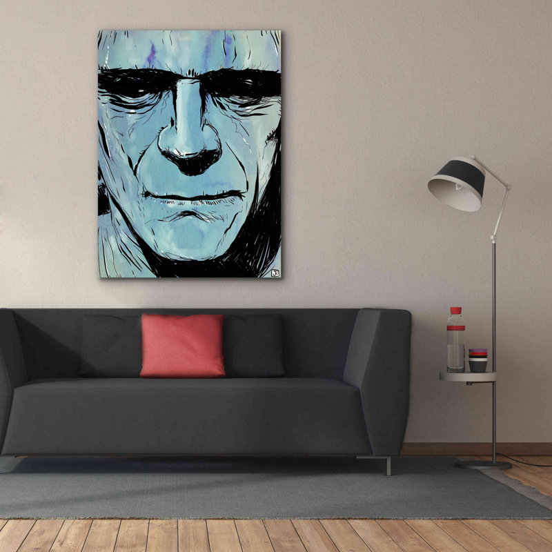 «Frankenstein» par Giuseppe Cristiano, art mural sur toile, L 40 po x H 54 po