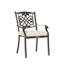 Chaise de patio empilable avec coussin-84938656
