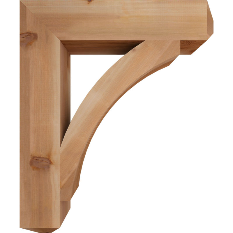 Support pour artisan Thorton, Cèdre rouge de l'Ouest (lisse), H 36 po x l 6 po x P 30 po