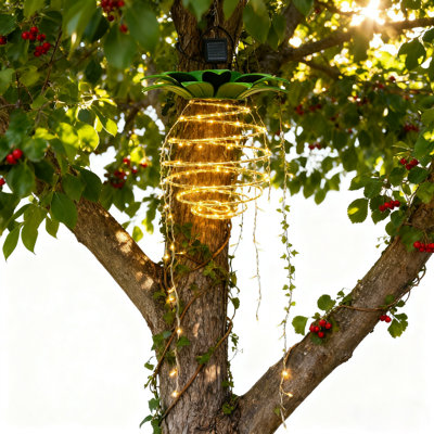 5.9-inch Solar Pineapple Lamp
