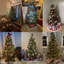 Sapin de Noël artificiel pour décoration, apparence réaliste et support en métal-671520550