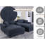 Canapé modulaire en chenille avec ports USB 104,86 "， deux repose-pieds, rangement et porte-gobelets (5 pièces)-1721666883
