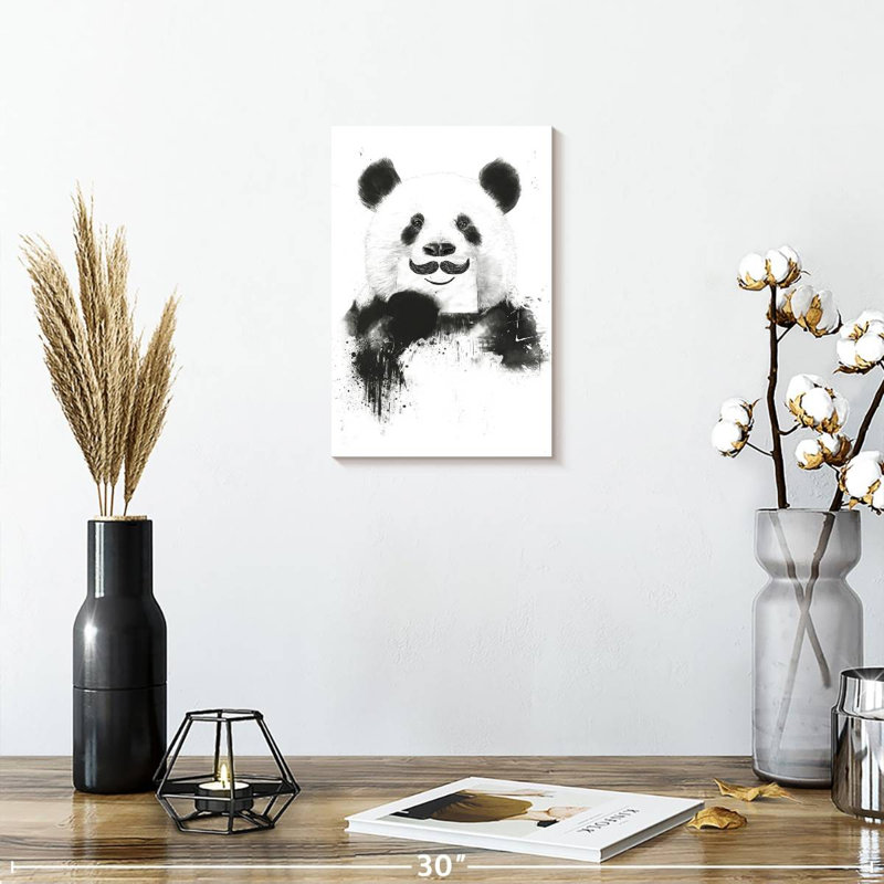 Brampt Funny Panda, 12" H x 8" W