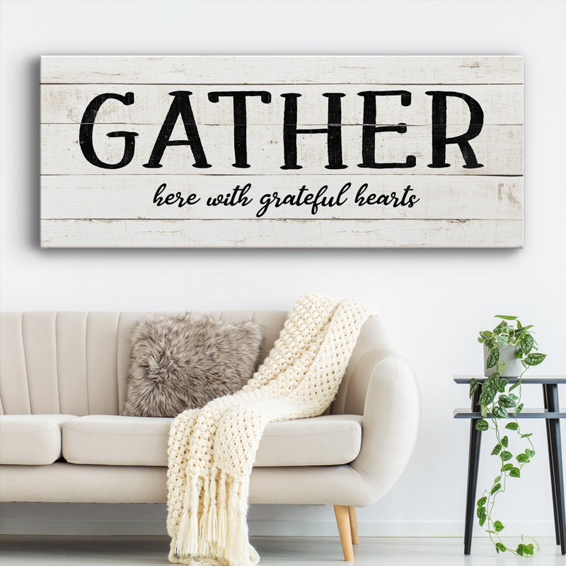 " Gather ", 24" H x 60" W x 1.5" D