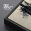 Impression sur toile encadrée noire et blanche-125011546-125011548