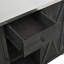 Outdoor Solid Wood Rolling Bar Cart, Stoarge Cabinet Kitchen Island-1582259594